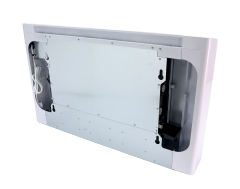 Europe CE 130mm 220V chilled Water fancoil exposed ultra thin Floor Standing/wall Slim fcu Fan Coil Unit for heating and cooling