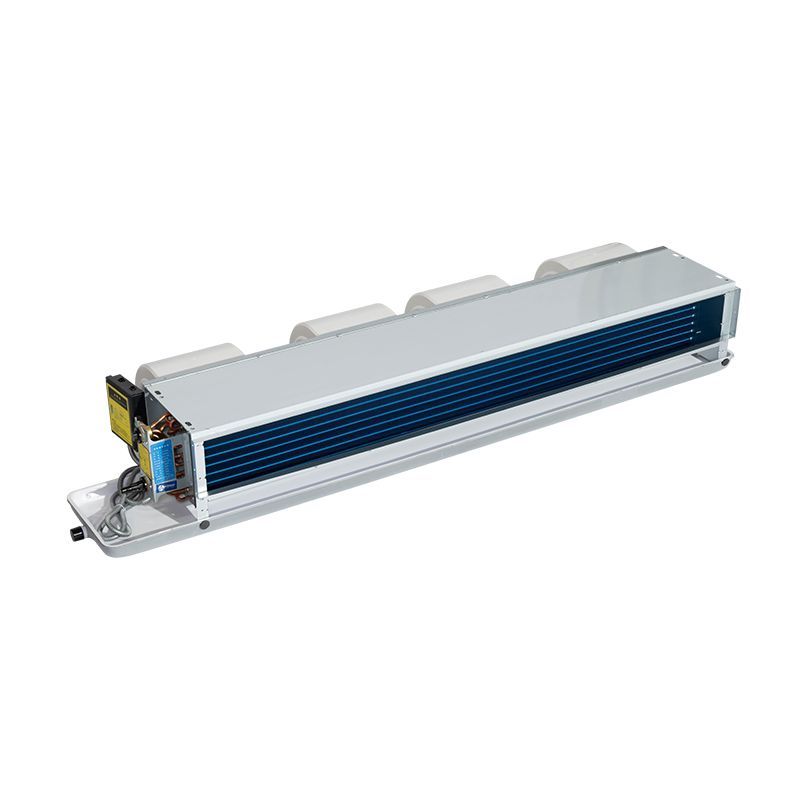Horizontal fan coil radiators hydronic water cooled fcu chilled water ceiling mount fan coil units