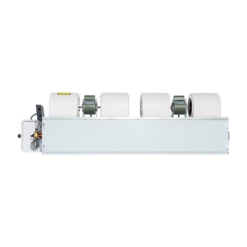 Horizontal fan coil radiators hydronic water cooled fcu chilled water ceiling mount fan coil units