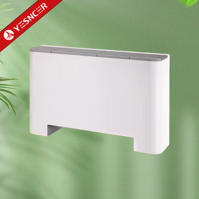 Hot-selling  Water chilled Central Air Conditioning Vertical Exposed Type Floor Standing  Fan Coil Units from Factory