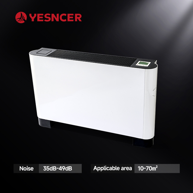 Elegant, environmentally friendly water-cooled fan coil units designed for four months of high temperatures