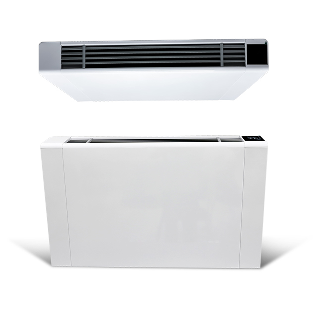 Professional Manufacturer Chilled water hydronic floor standing/wall mounted slim fcu fan coil unit for heating and cooling