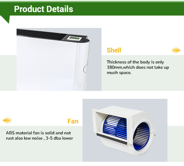 Elegant, environmentally friendly water-cooled fan coil units designed for four months of high temperatures
