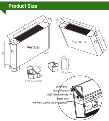 Elegant, environmentally friendly water-cooled fan coil units designed for four months of high temperatures