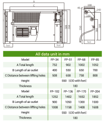 Elegant, environmentally friendly water-cooled fan coil units designed for four months of high temperatures
