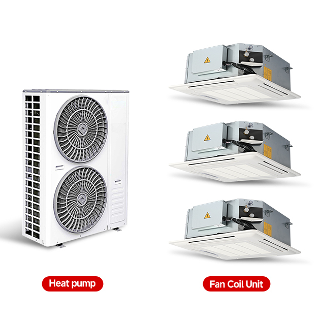 Commercial 30㎡ 40㎡ 50㎡ Cooling Cassette Fan Coil Chilled Water