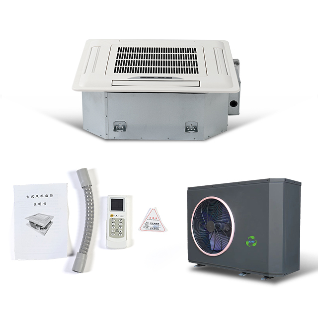 Commercial 30㎡ 40㎡ 50㎡ Cooling Cassette Fan Coil Chilled Water Ceiling-Concealed 4 Way Cassette Fun Fan Coils Units