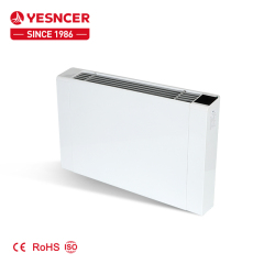Hot sale Villa decoration ultra thin exposed water based floor standing fancoil fcu fan coil unit for heating in winter