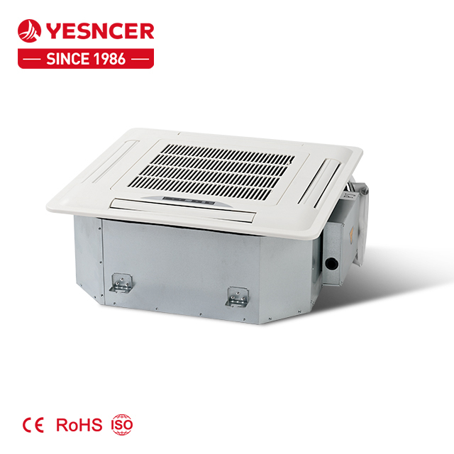 Commercial 30㎡ 40㎡ 50㎡ Cooling Cassette Fan Coil Chilled Water Ceiling-Concealed 4 Way Cassette Fun Fan Coils Units