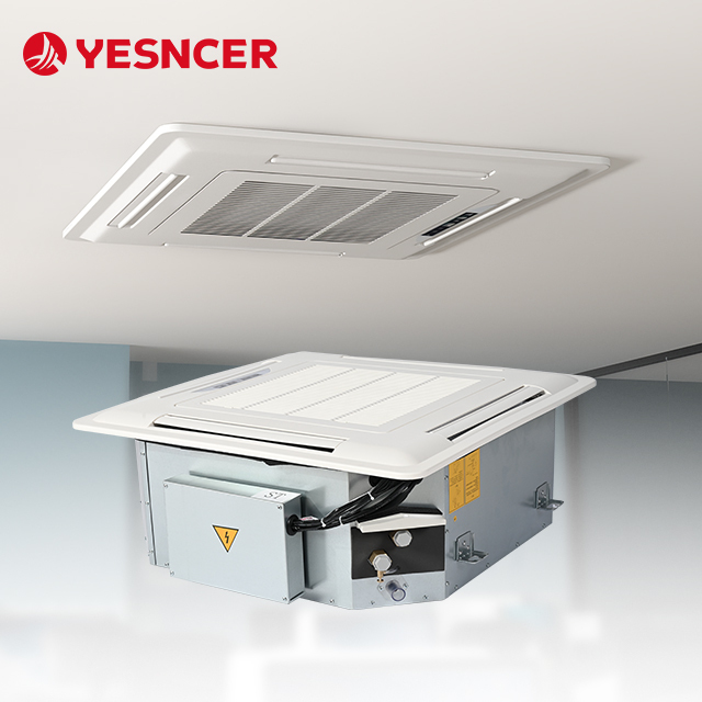 10.8kw 5.58kw 12.6kw  Chilled Water 4-way Cassette FCU Fan Coil Unit ac from Industry