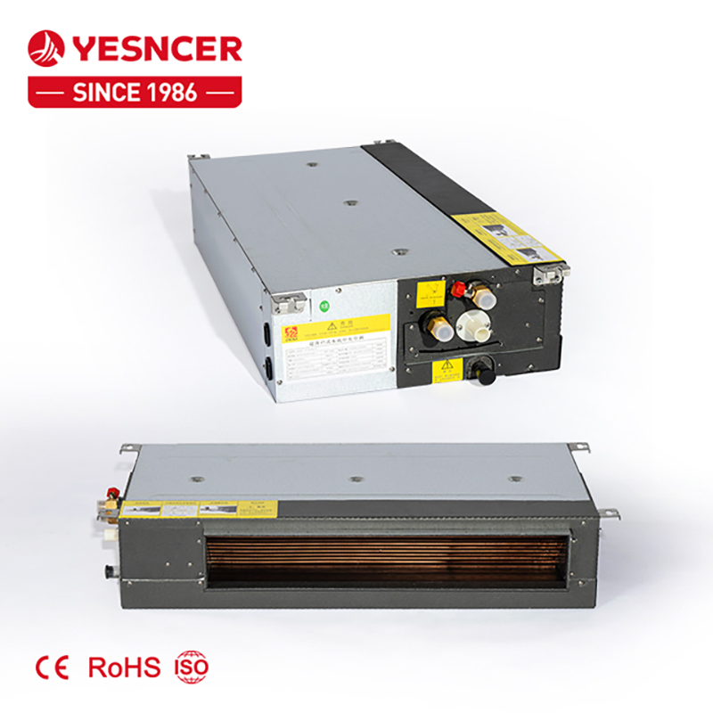 Ventilo-convecteur horizontal ultra fin à encastrer avec plénum de reprise