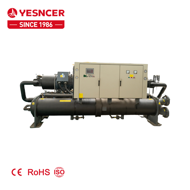 Refroidisseur à eau industriel 24kw pour Villa, 380v, avec télécommande, composant clé utilisé pour magasin d'alimentation, comprend un moteur de comp
