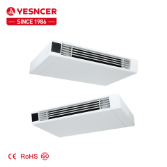 130mm Chilled Water Air Conditioner Floor Standing Fancoil Units Exposed Room Ultra Thin Fan Coil Unit for Heat Pump heating