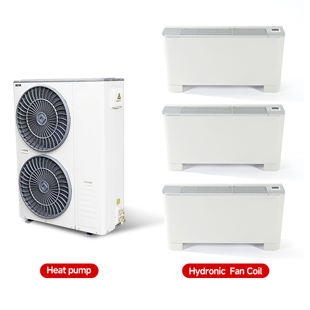 Water exposed vertical CE certification and white color fan coil units