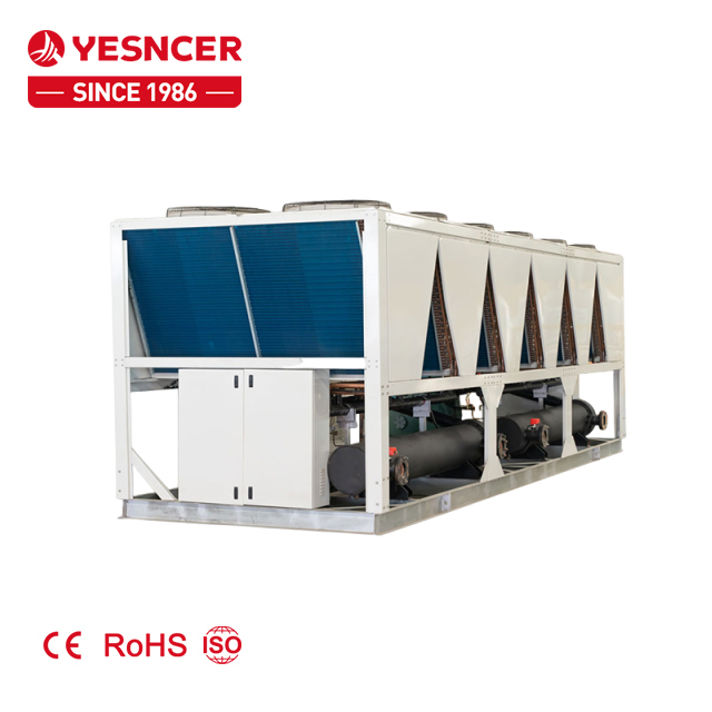 Nouveau Refroidisseur d'eau domestique refroidi à l'air R134a, haute efficacité, composants de base PLC, usines de fabrication, fermes de vente au dét