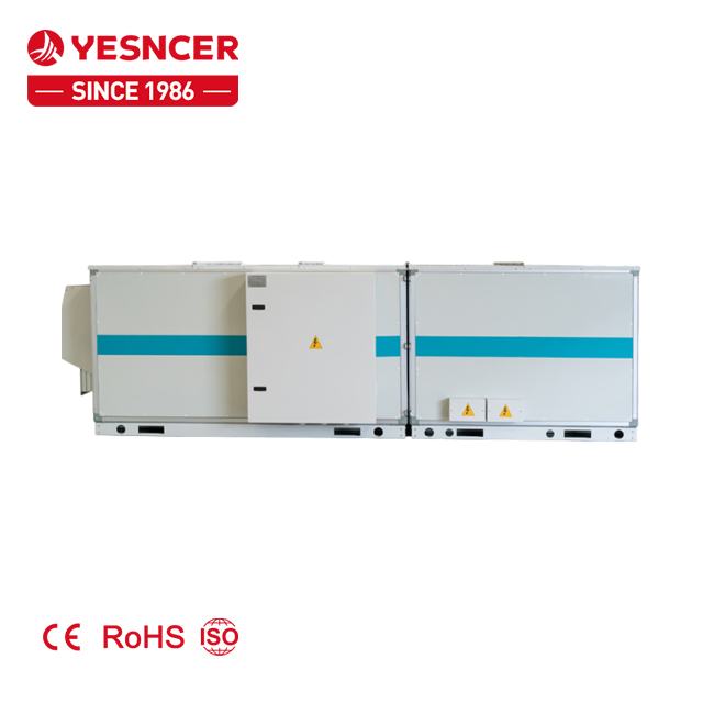 1KW/2KW/5KW AC Powered Ceiling Air Handling Unit New Motor Low Price Chilled Water Unit Voltage 230 Vac