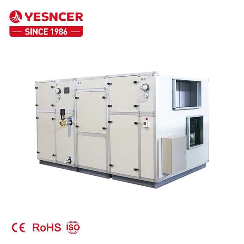 HVAC System Fresh 20000 cfm AHU Cooling Modular Air Handling Unit