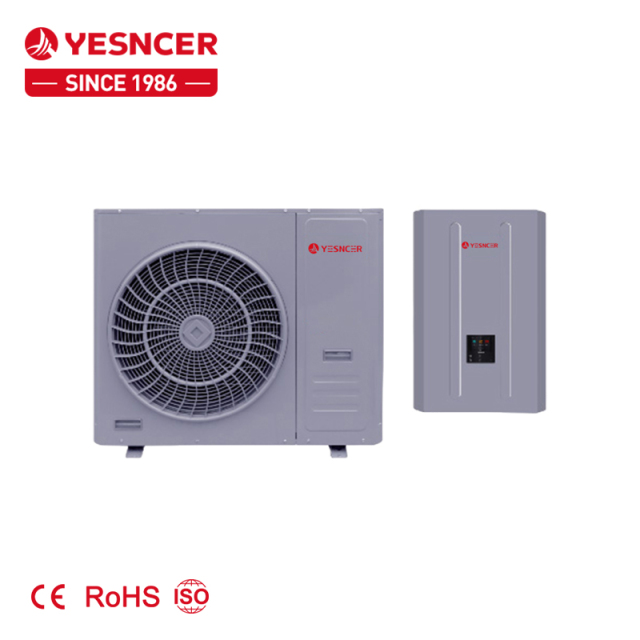 2024 EU R32 DC onduleur EVI 8-30KW pompe à chaleur air-eau divisée chauffe-eau pour le chauffage et le refroidissement avec télécommande