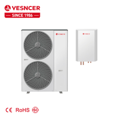 Engineering hot sale r32 air to water WIFI remote evi dc Split type inverter heat pump water heaters heating in winter