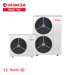 Engineering hot sale r32 air to water WIFI remote evi dc Split type inverter heat pump water heaters heating in winter