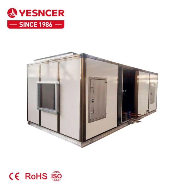 وحدة معالجة الهواء المركزية لاسترداد الحرارة التجارية، نظام تكييف الهواء، سقف قياسي عمودي، مكيف هواء HVAC مخصص