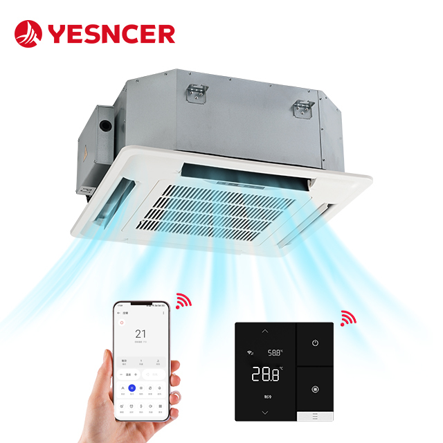 4-Way Cassette Fan Coil | Concealed Fan Coil Unit for Chilled Water System