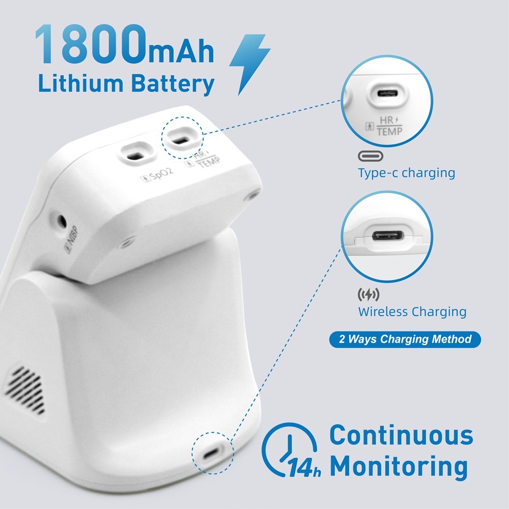 Veterinary Monitor for Cat Dog 6 Parameters AM6200 Vet Mini Monitor Multi-parameter Clinic Vet Hospital Use