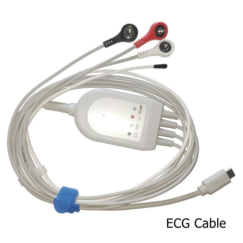 Accessories for AM6200 Veterinary Monitor, SpO2 Sensor, ECG Cable, BP Cuffs