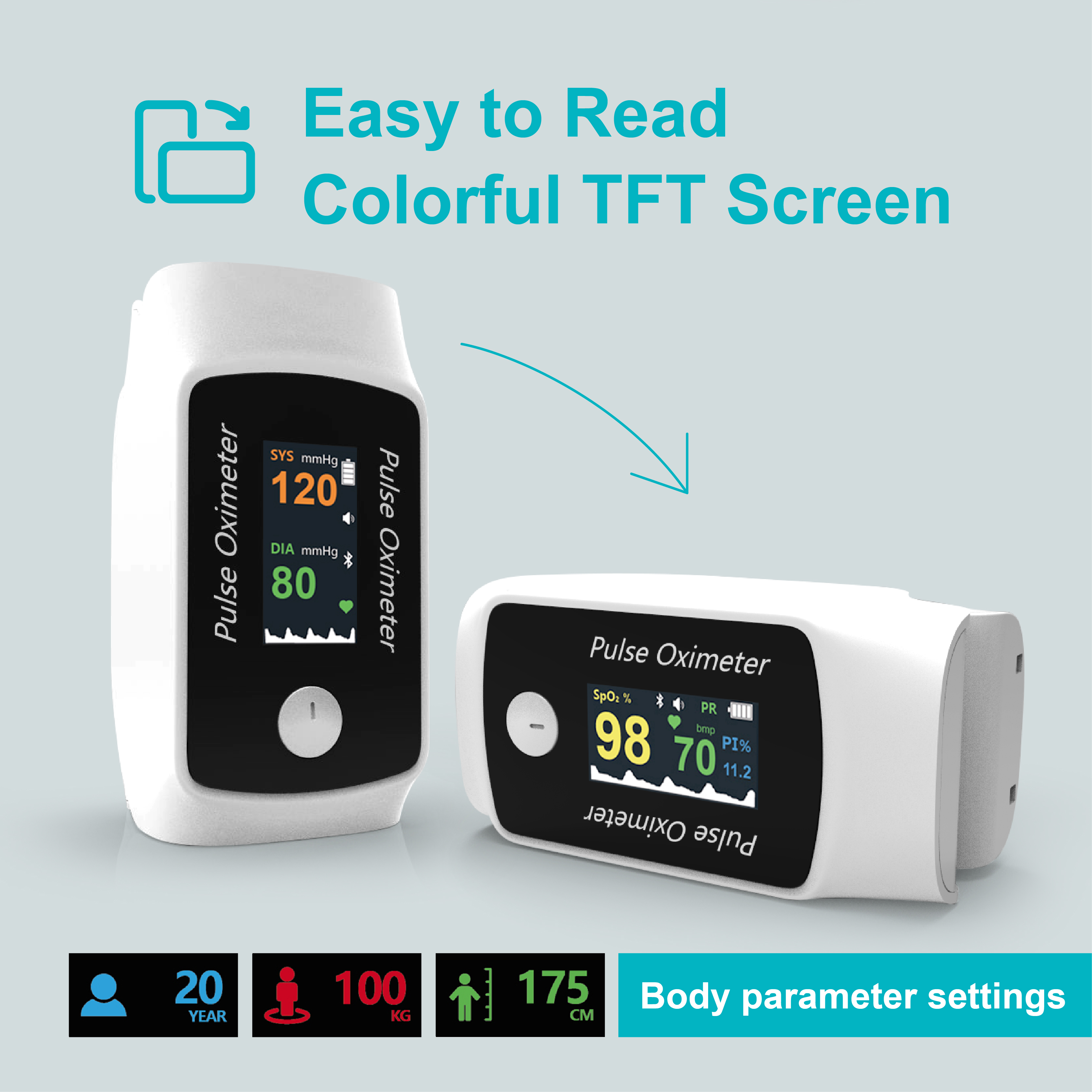 BM1300 Multifunction Health Monitor - BP Monitor, Oxygen Saturation ...