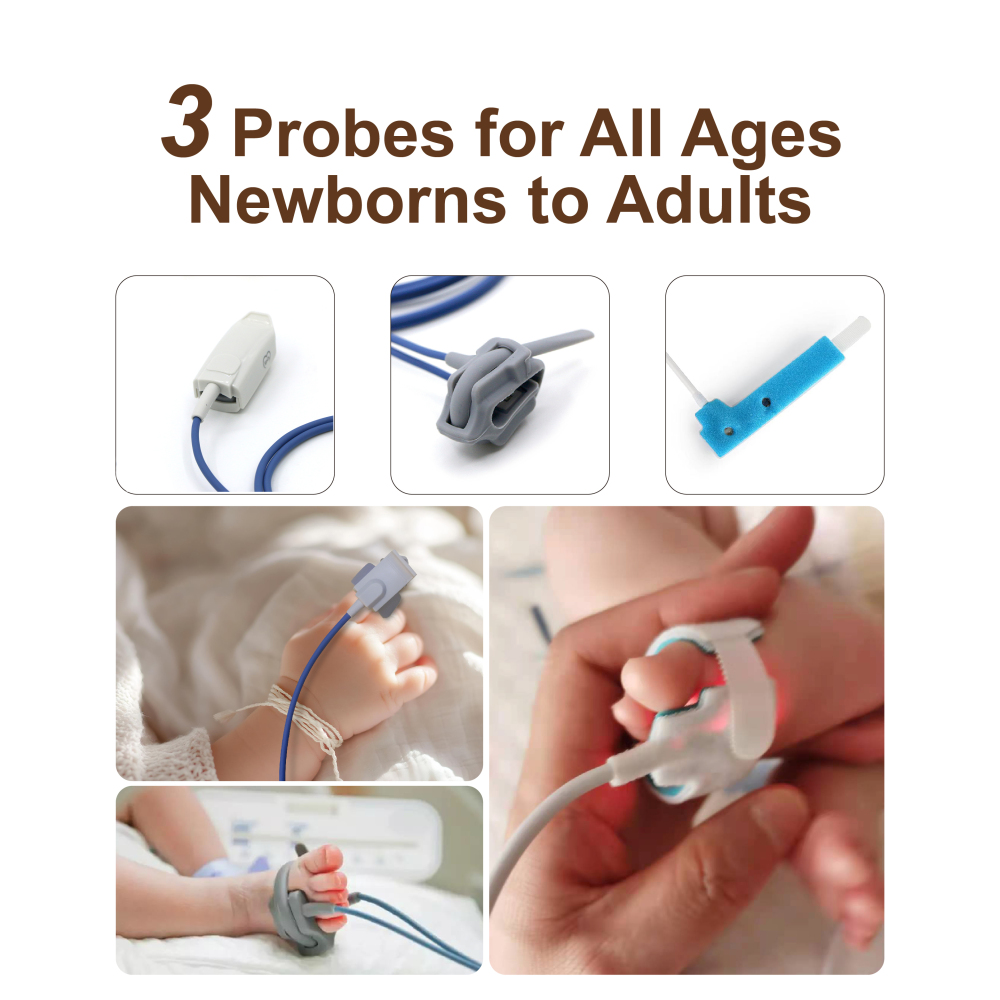 Pepultech Pulse Oximeter for Newborn Infant Kids to adult ,Bluetooth Oxygen Monitor Fingertip Oximeters with Free APP,High Accuracy SPO2 Meter for All Skin Child Adults, Used for Sports and Aviation