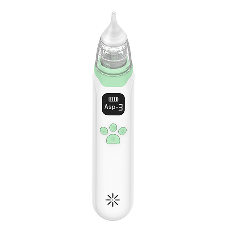 Nasal Aspirator for Baby, Electric Baby Nose Sucker with Larger Suction Chamber and More Powerful Suction, Automatic Nose Cleaner with Music and Light Soothing Function