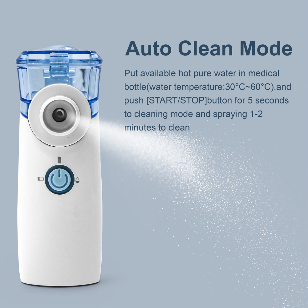 Pepultech Portabel pet Nebulizer,Handheld Nebulizer of Cool Mist for Dog Pets, USB Rechargeable Veterinary Nebulizer,Steam Inhaler for Home Office Use for Breathing Problems,Animal Use