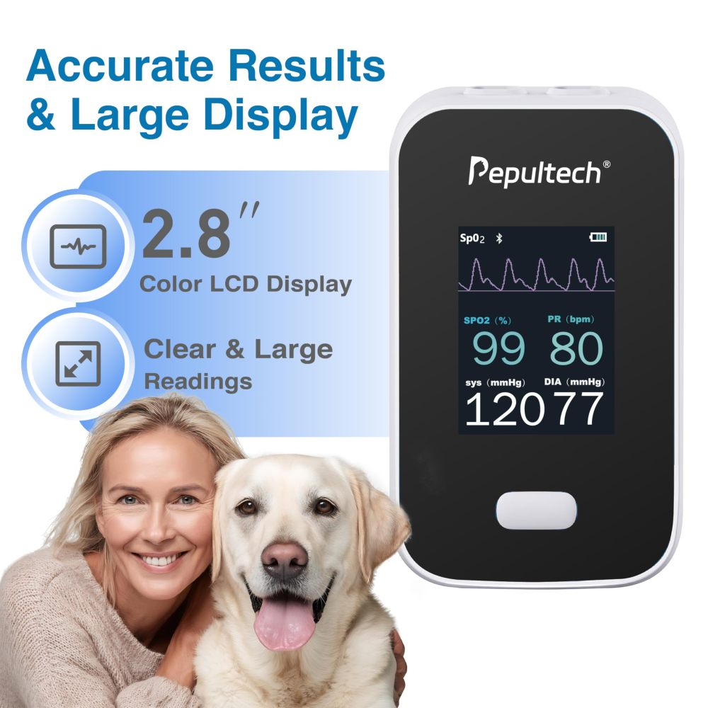 Pet Vital Signs Monitor with SpO2 Pulse Rate Blood Pressure---AM6200A