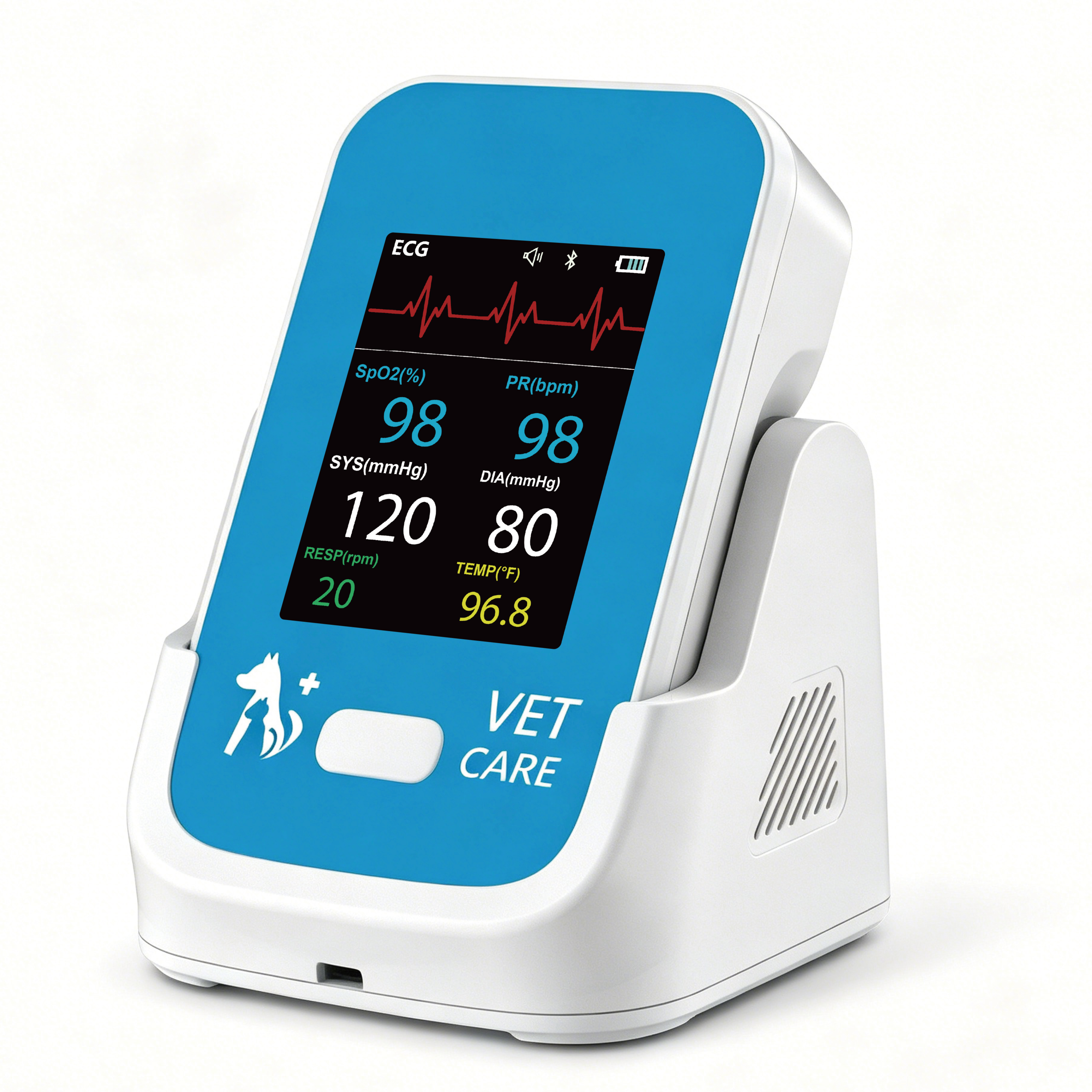 6 Parameters Veterinary Patient Monitor for Cat Dog - AM6200