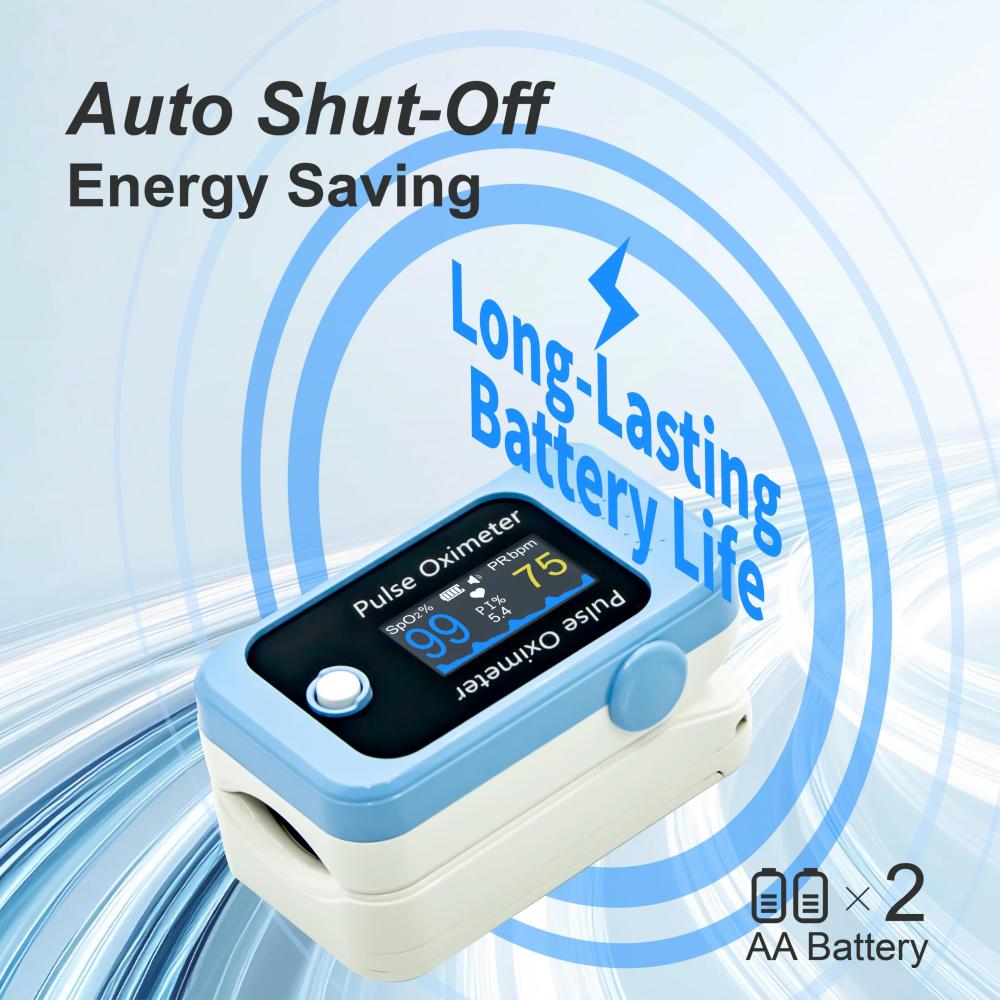 Fingertip Pulse Oximeter for SpO2 PI and Pulse Rate - BM1000D