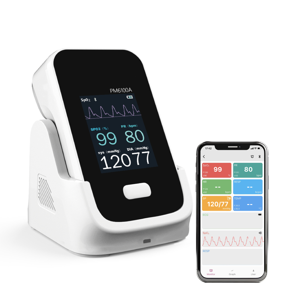 3-in-1 Portable Vital Signs Monitor - PM6100A