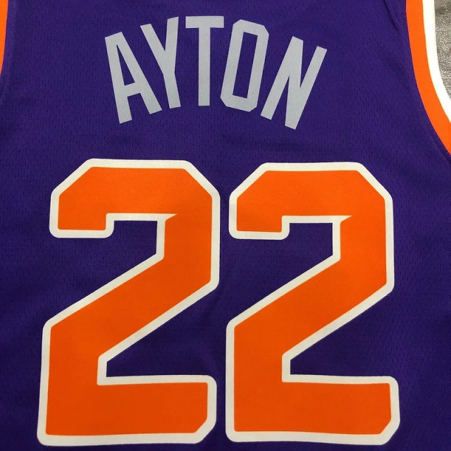 Mens DeAndre Ayton 2020-21 Purple Swingman Player Jersey - Icon Edition