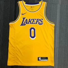 Russell Westbrook Mens Yellow Swingman Team Jersey - Icon Edition