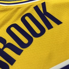 Russell Westbrook Mens Yellow Swingman Team Jersey - Icon Edition