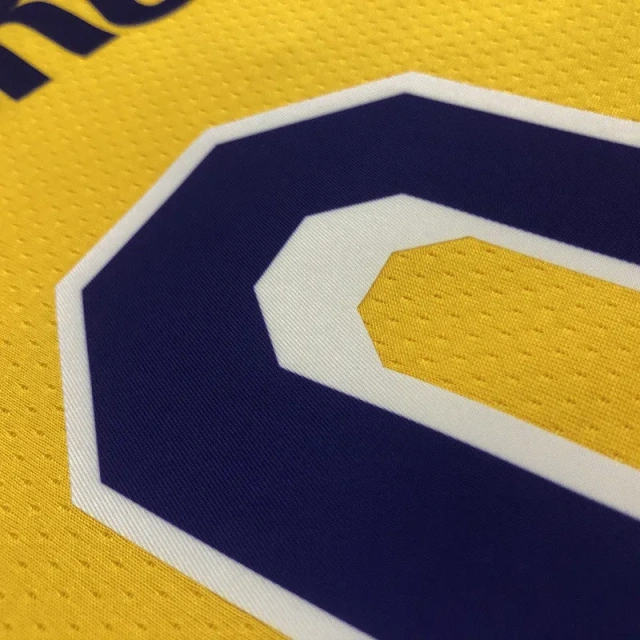 Russell Westbrook Mens Yellow Swingman Team Jersey - Icon Edition