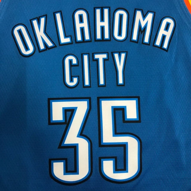 Kevin Durant Mens Blue Swingman Team Jersey - Icon Edition