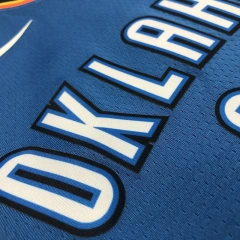 Kevin Durant Mens Blue Swingman Team Jersey - Icon Edition