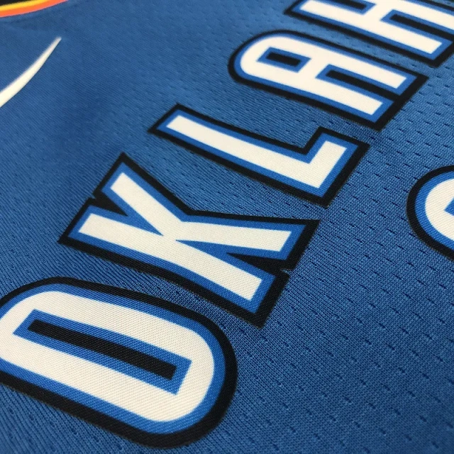 Kevin Durant Mens Blue Swingman Team Jersey - Icon Edition