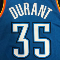 Kevin Durant Mens Blue Swingman Team Jersey - Icon Edition