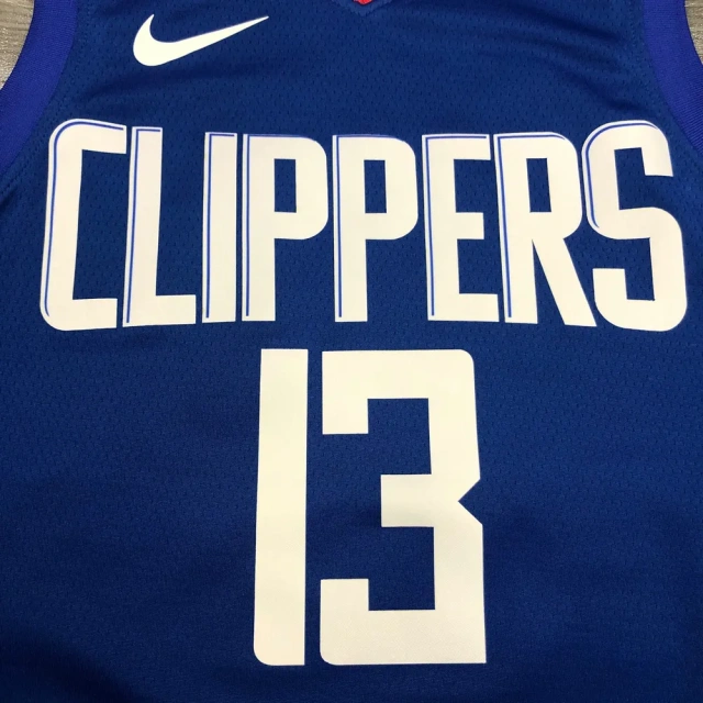 Mens Paul George Royal 2020-21 Player Jersey - Icon Edition