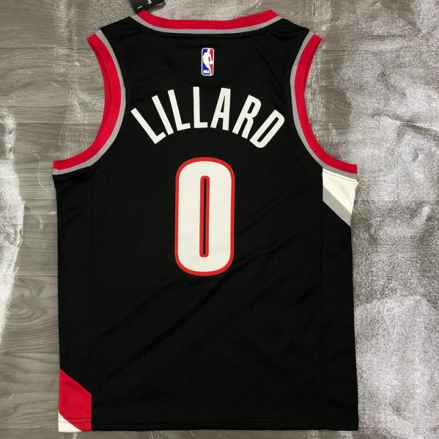 Mens Damian Lillard Black 2020-21 Swingman Player Jersey – Icon Edition
