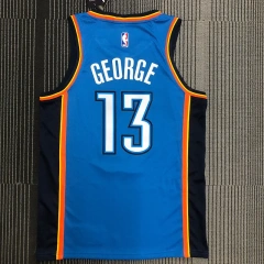 Paul George Mens Blue Swingman Team Jersey - Icon Edition