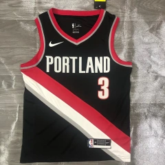 Mens C.J. McCollum Black 2020-21 Swingman Player Jersey – Icon Edition