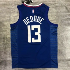 Mens Paul George Royal 2020-21 Player Jersey - Icon Edition