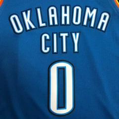 Russell Westbrook Mens Blue Swingman Team Jersey - Icon Edition